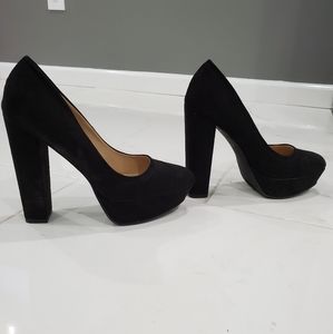 Just Fab Suedette Fall Platform Pump